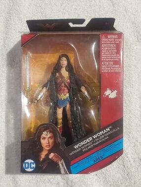 DC Wonder Woman Ares Figure - Red, Blue, Gold